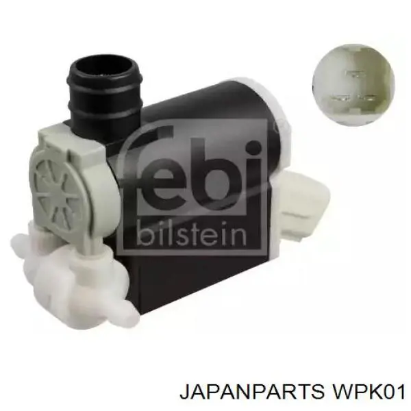 WP-K01 Japan Parts bomba de agua limpiaparabrisas, delantera