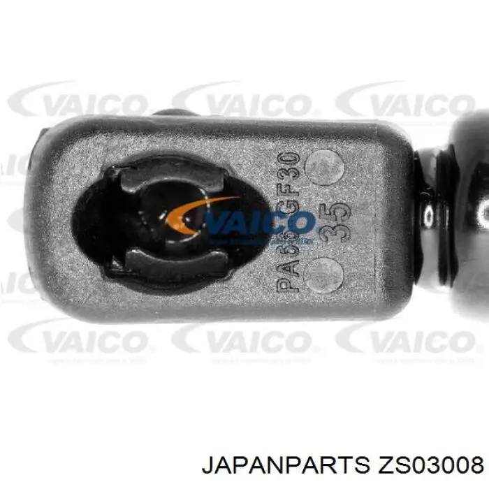 ZS03008 Japan Parts muelle neumático, capó de motor