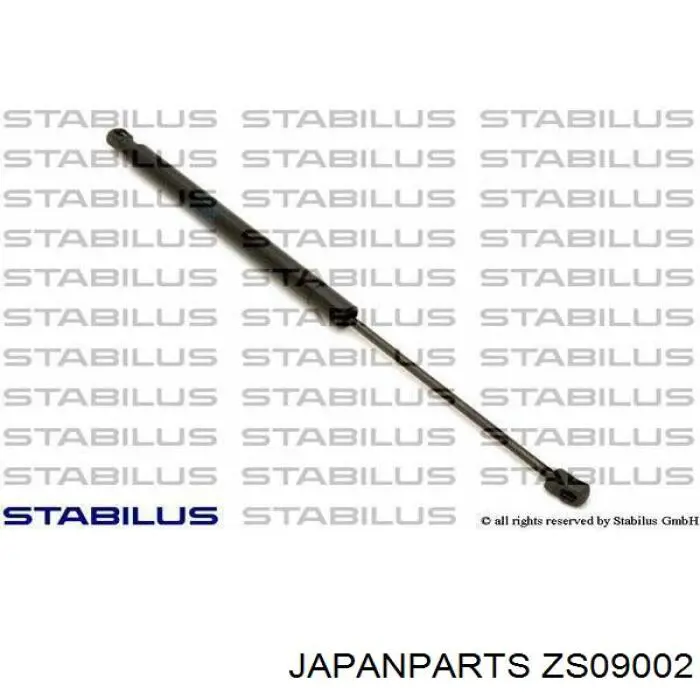 ZS09002 Japan Parts amortiguador de maletero