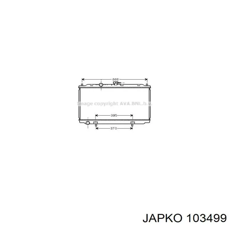 Barra de acoplamiento 103499 Japko