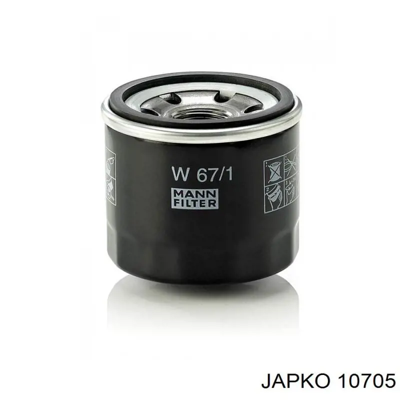 10705 Japko filtro caja de cambios automática