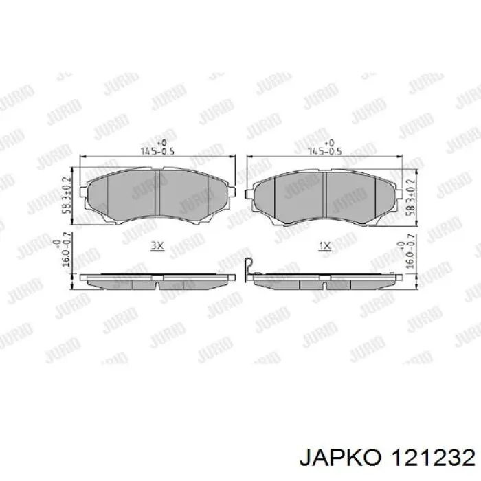 121232 Japko tapa de distribuidor de encendido