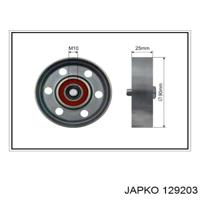 Rodillo tensor Avensis sedán (2003-2008) original desde 21,75 €