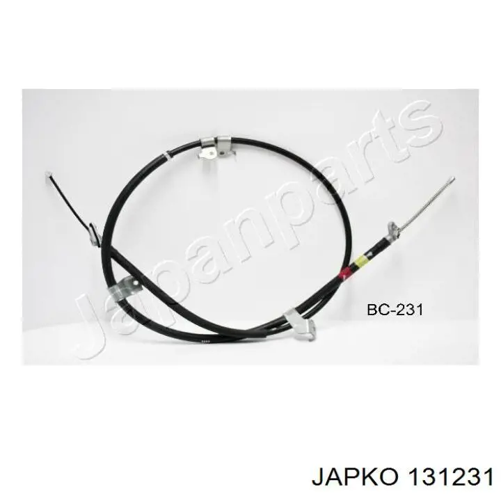 131231 Japko cable de freno de mano trasero derecho