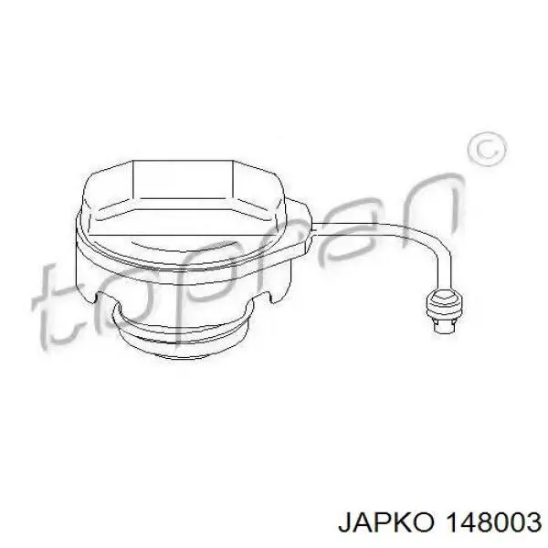 Tapa (tapón) del depósito de combustible Toyota Corolla E12