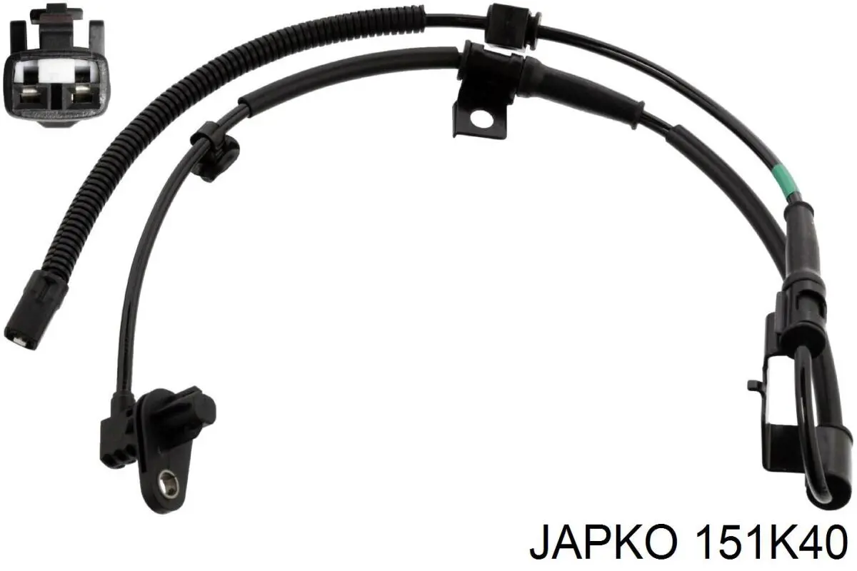 151K40 Japko sensor abs delantero izquierdo