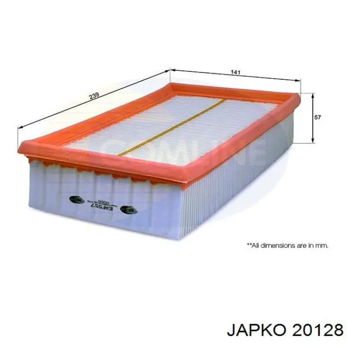 20128 Japko filtro de aire
