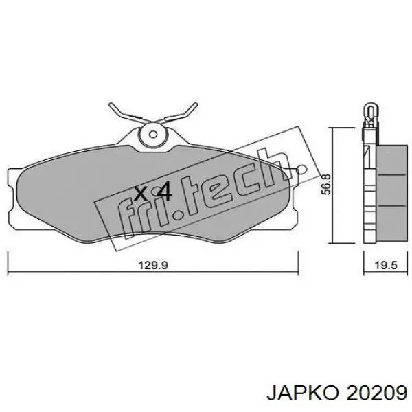 20209 Japko filtro de aire