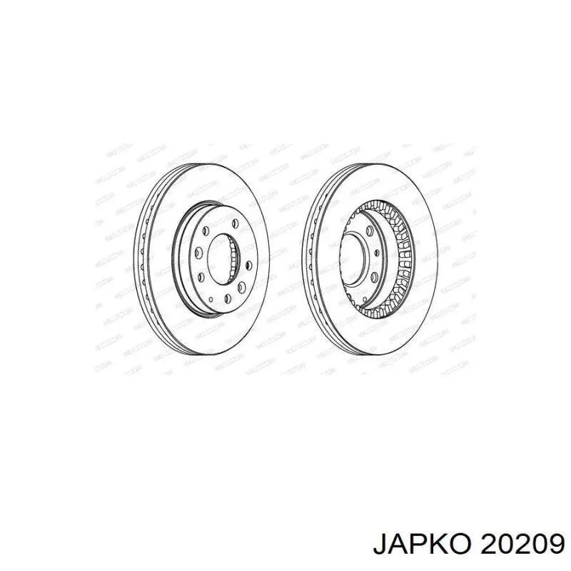 El filtro de aire Japko 20209 precio, desde 10,97 EUR