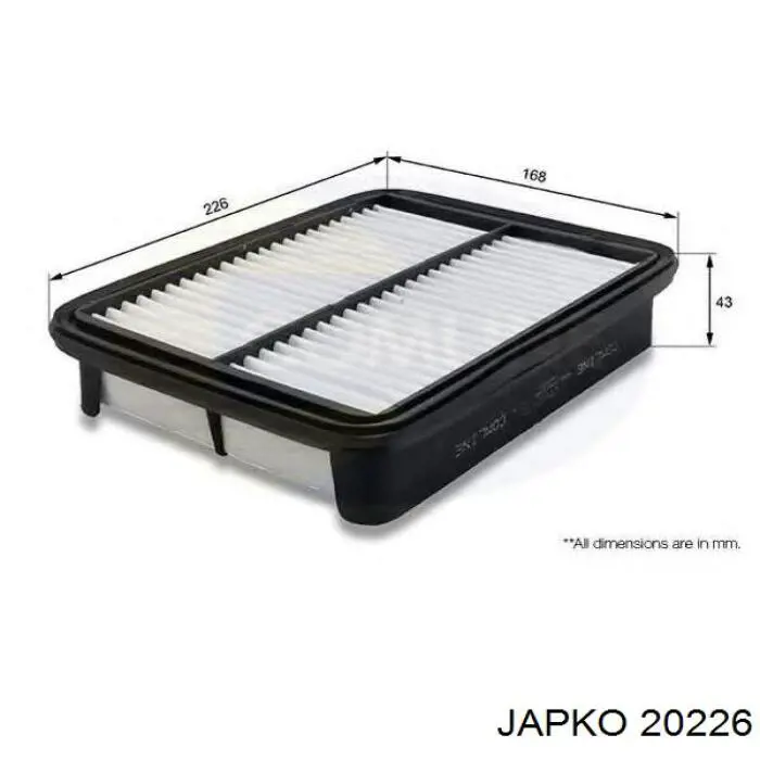 20226 Japko filtro de aire