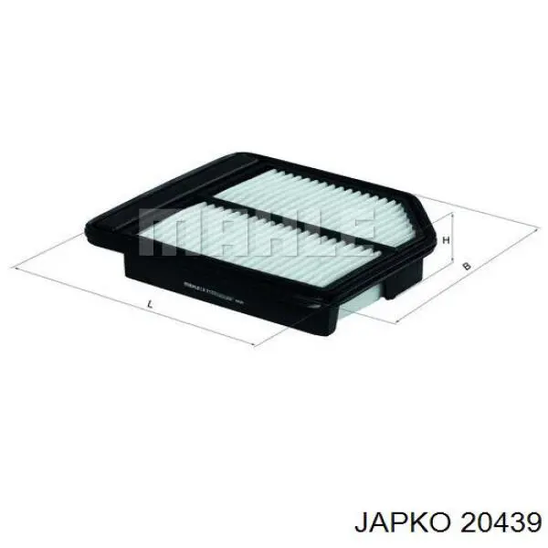 20439 Japko Filtro de aire de motor