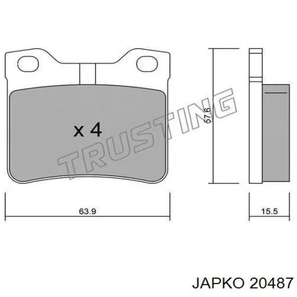 20487 Japko filtro de aire