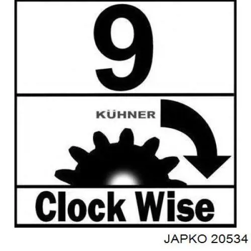 20534 Japko Filtro de aire de motor