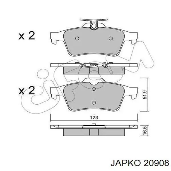20908 Japko filtro de aire