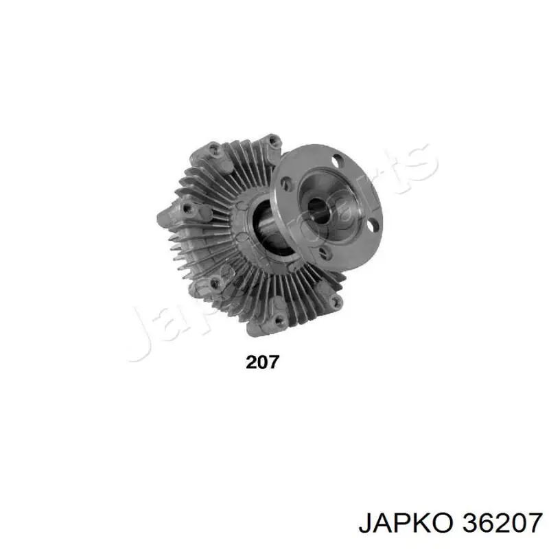 36207 Japko embrague, ventilador del radiador