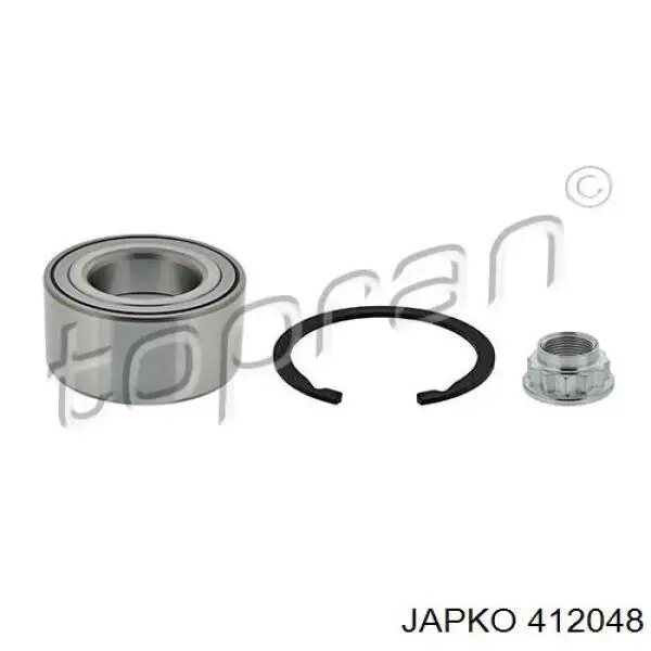 Cojinete de rueda delantero 412048 Japko