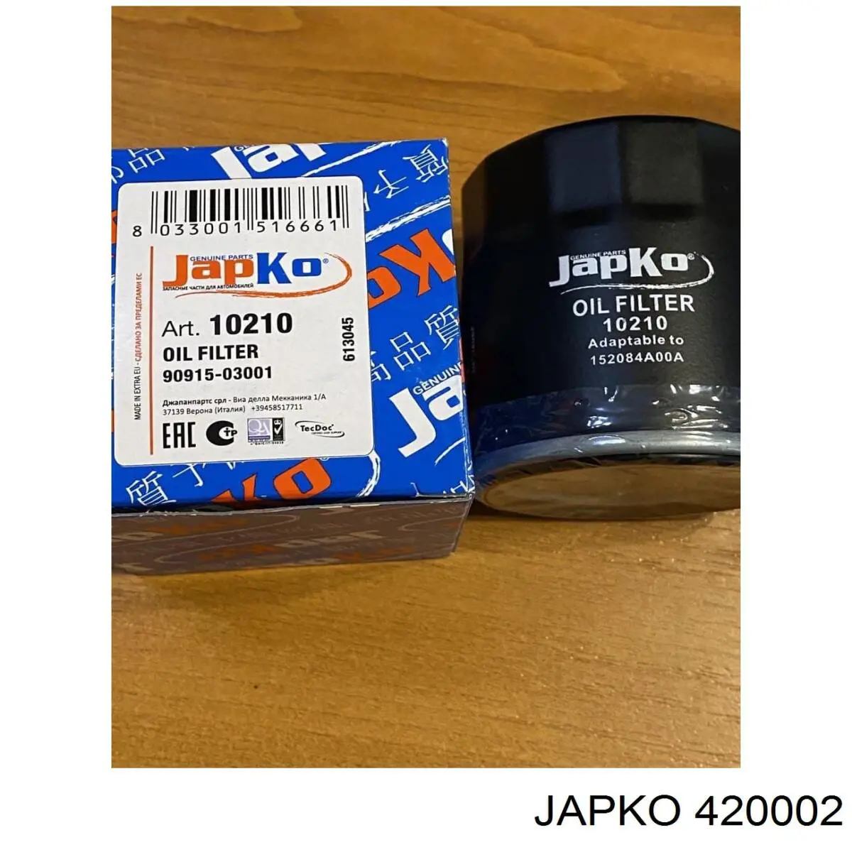 420002 Japko cubo de rueda trasero