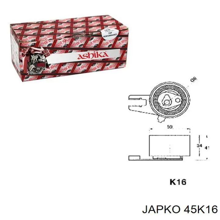 45K16 Japko tensor correa distribución