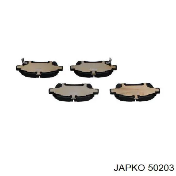 50203 Japko pastillas de freno delanteras