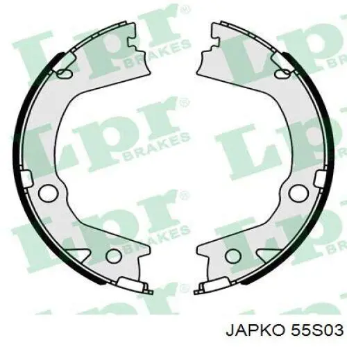 55S03 Japko juego de zapatas de frenos, freno de estacionamiento