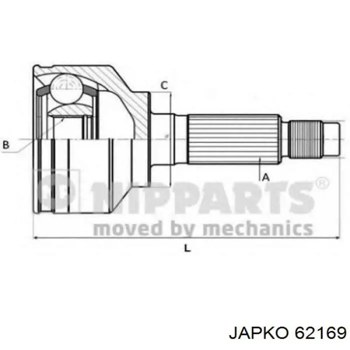 62169 Japko junta homocinética exterior delantera