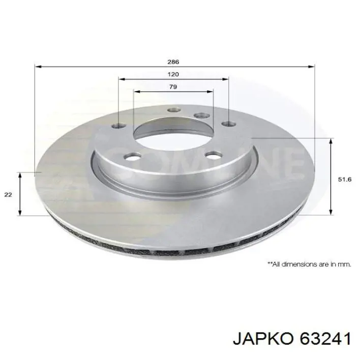 63241 Japko fuelle, árbol de transmisión delantero exterior