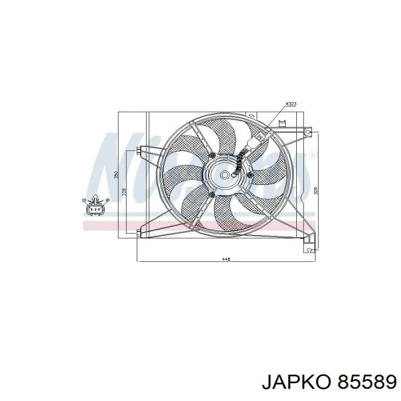 85589 Japko cilindro receptor, embrague