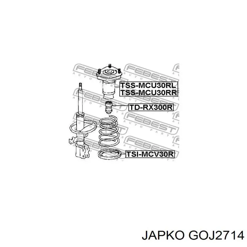 GOJ2714 Japko soporte amortiguador trasero derecho