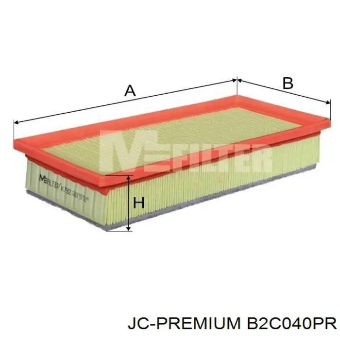 Filtro de aire Peugeot 407 6D