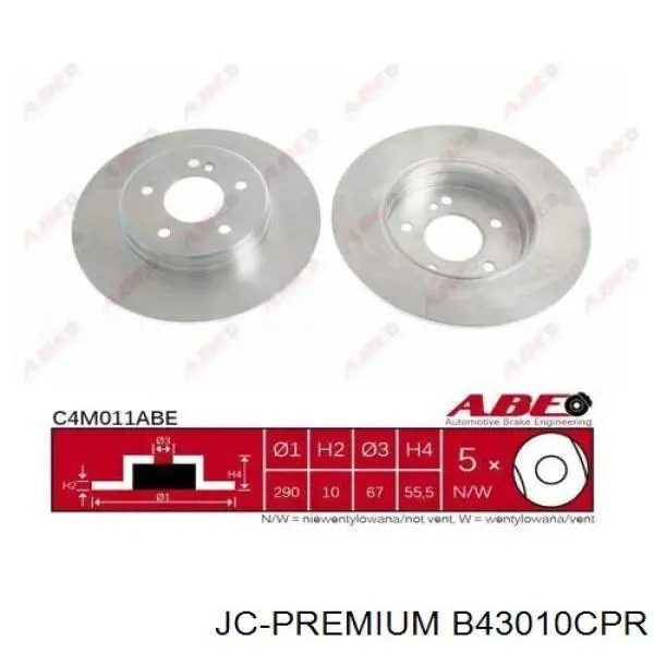 Comprar B43010CPR JC Premium Filtro de aire del habitáculo