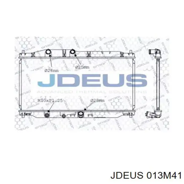 013M41 Jdeus radiador refrigeración del motor