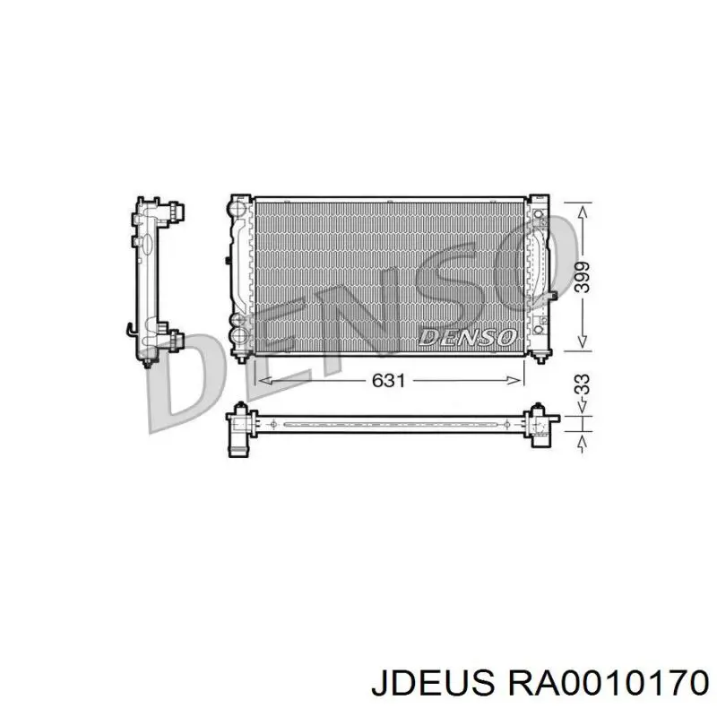 RA0010170 Jdeus radiador