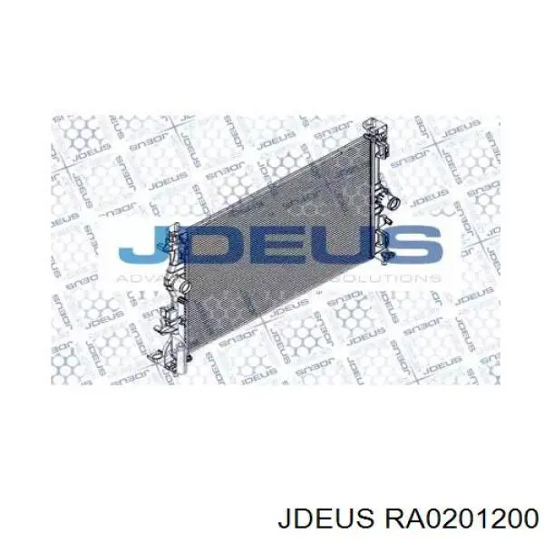 RA0201200 Jdeus radiador refrigeración del motor