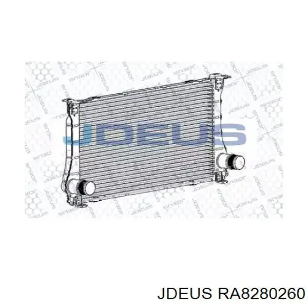 RA8280260 Jdeus radiador de aire de admisión