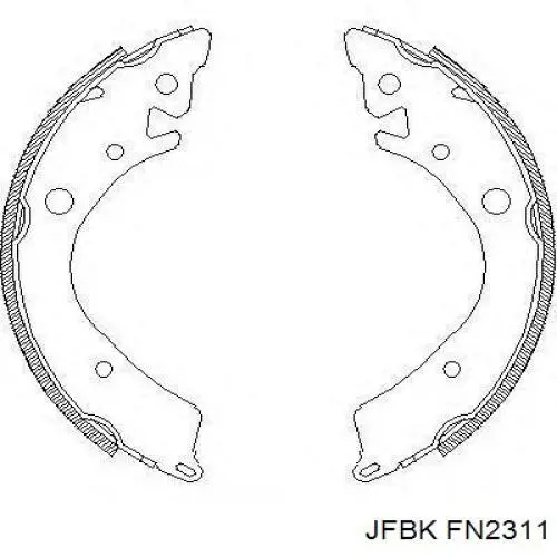 FN2311 Jfbk zapatas de frenos de tambor traseras