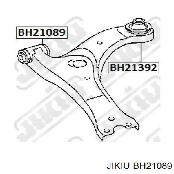 BH21089 Jikiu silentblock de suspensión delantero inferior