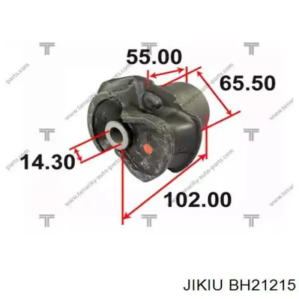 BH21215 Jikiu suspensión, cuerpo del eje trasero