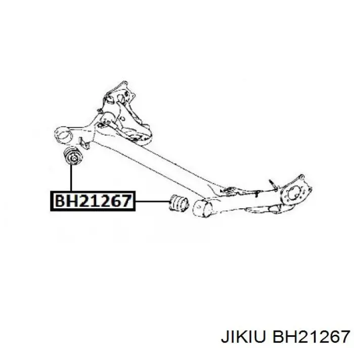 BH21267 Jikiu suspensión, cuerpo del eje trasero