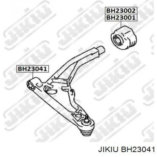 BH23041 Jikiu silentblock de suspensión delantero inferior