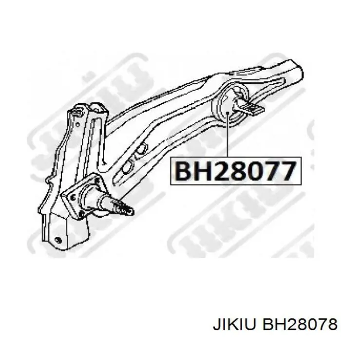 BH28078 Jikiu suspensión, brazo oscilante, eje trasero, inferior