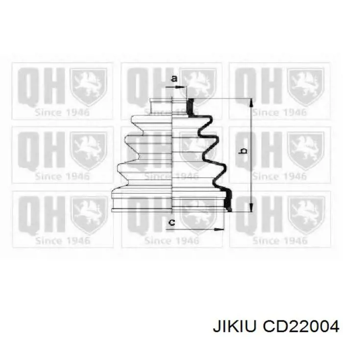 CD22004 Jikiu fuelle, árbol de transmisión delantero interior