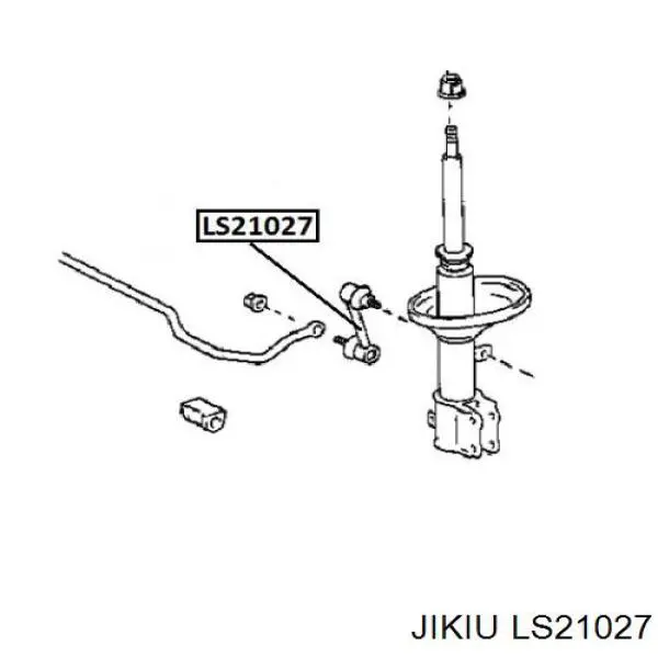 Soporte de barra estabilizadora trasera Toyota Celica T16