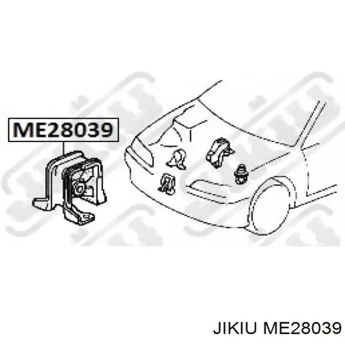 ME28039 Jikiu soporte motor delantero