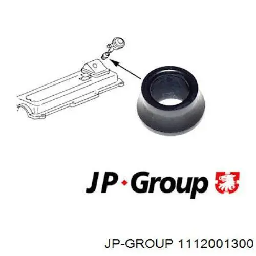 Junta de válvula, ventilaciuón cárter JP Group 1112001300
