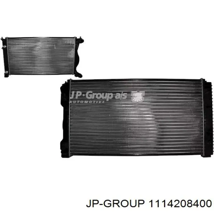 1114208400 JP Group radiador refrigeración del motor