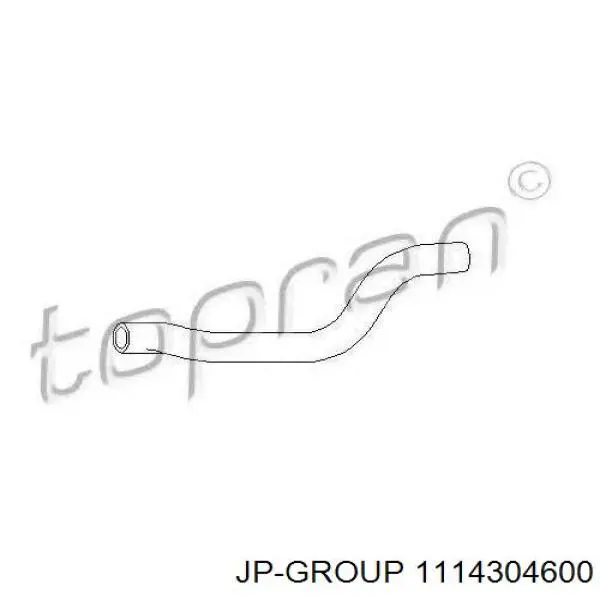 1114304600 JP Group tubería de radiador, retorno