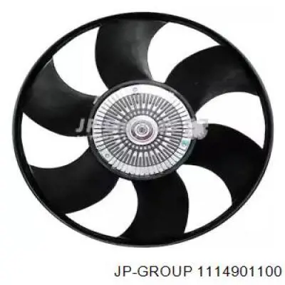 1114901100 JP Group rodete ventilador, refrigeración de motor