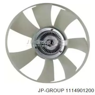 1114901200 JP Group rodete ventilador, refrigeración de motor