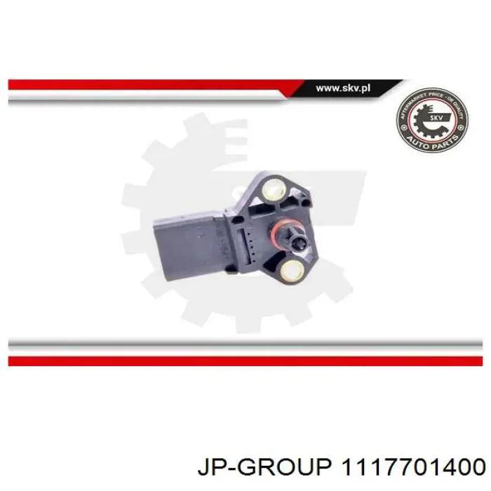 Sensor de presion de carga (inyeccion de aire turbina) JP Group 1117701400