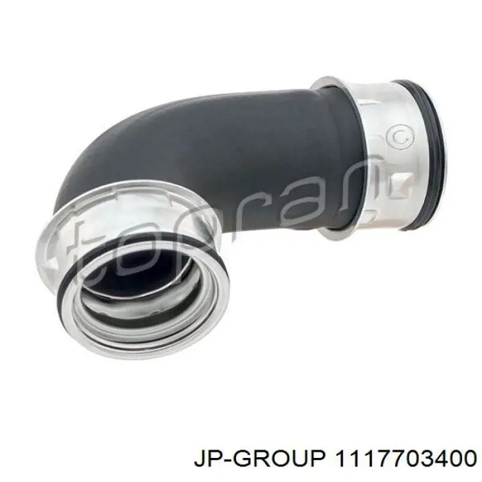1117703400 JP Group tubo flexible de aire de sobrealimentación superior derecho